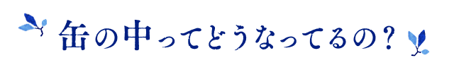 缶の中ってどうなってるの？